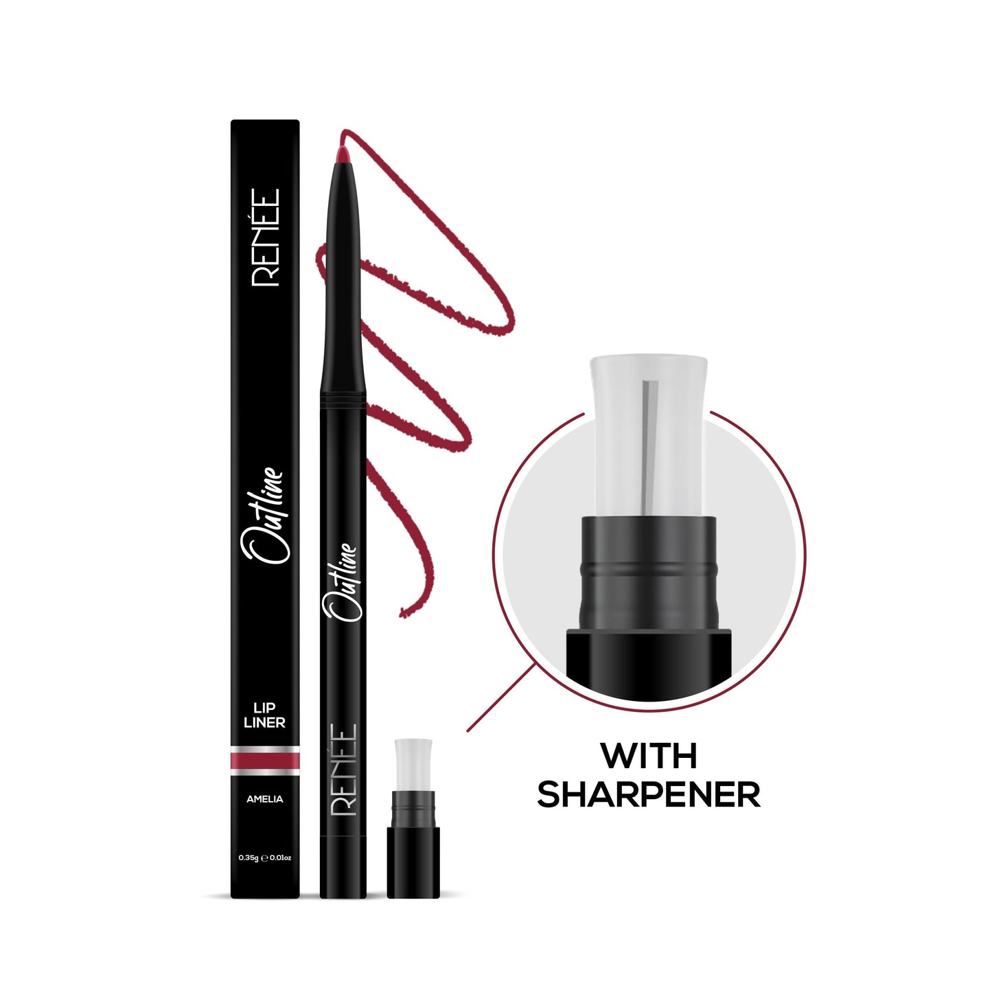 RENEE Outline Lip Liner, 0.35 g