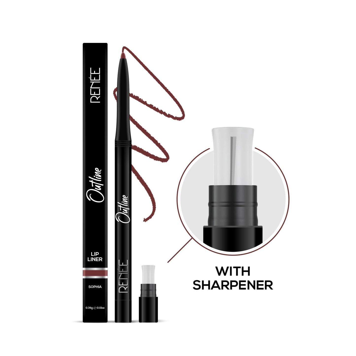 RENEE Outline Lip Liner, 0.35 g