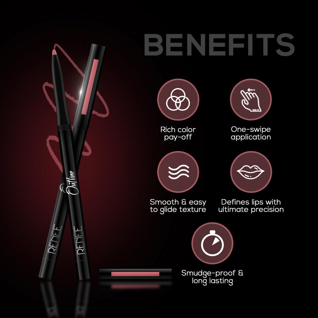 RENEE Outline Lip Liner, 0.35 g