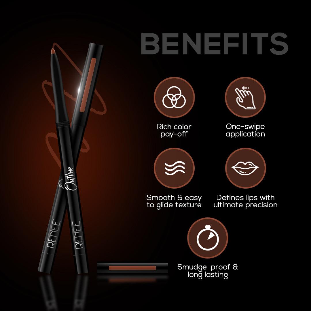 RENEE Outline Lip Liner, 0.35 g