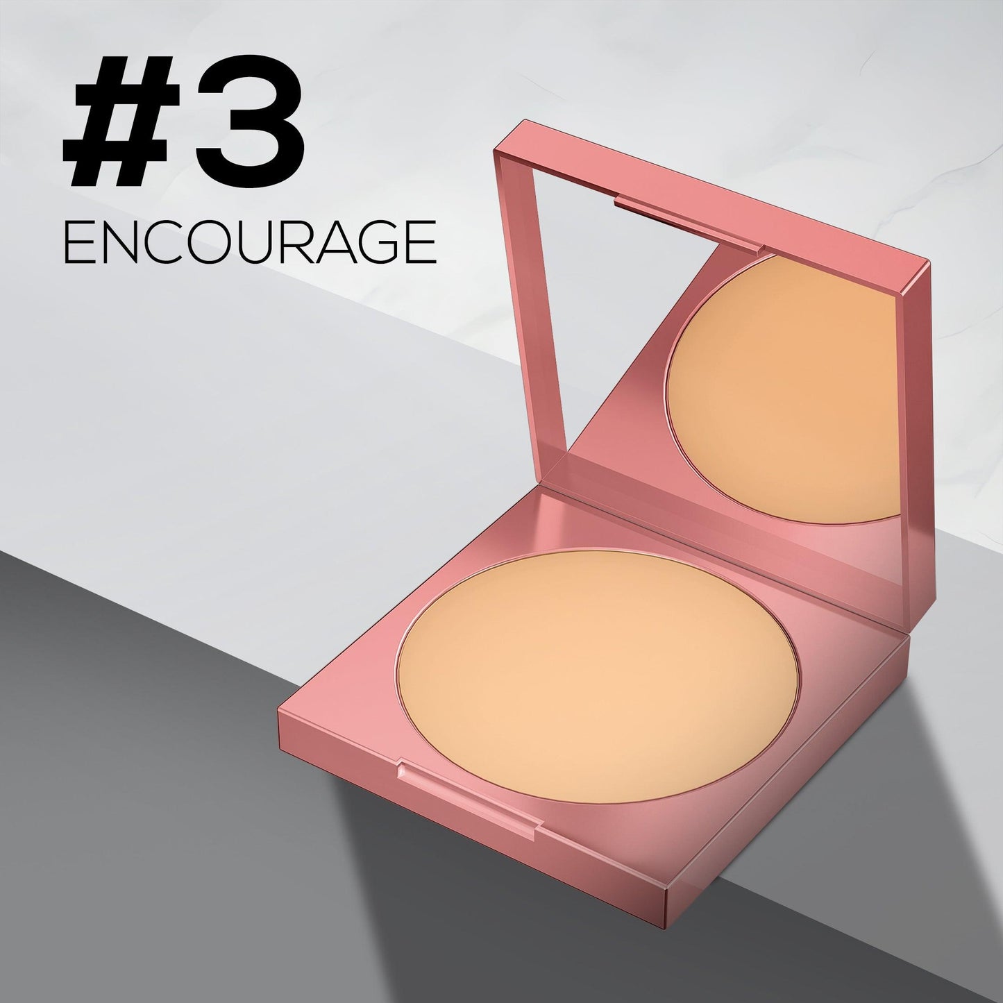 RENEE PRO Power Puff Compact Powder, 9 Gm