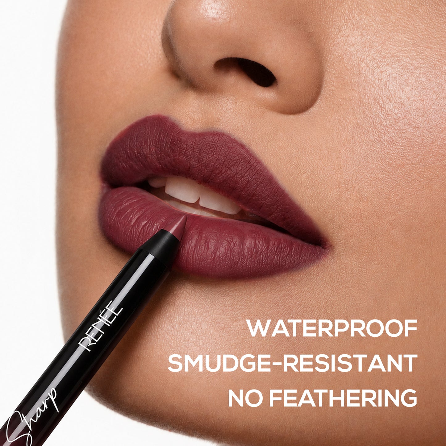 RENEE Stay Sharp Matte Lip Liner, Waterproof & Smudge-Resistant