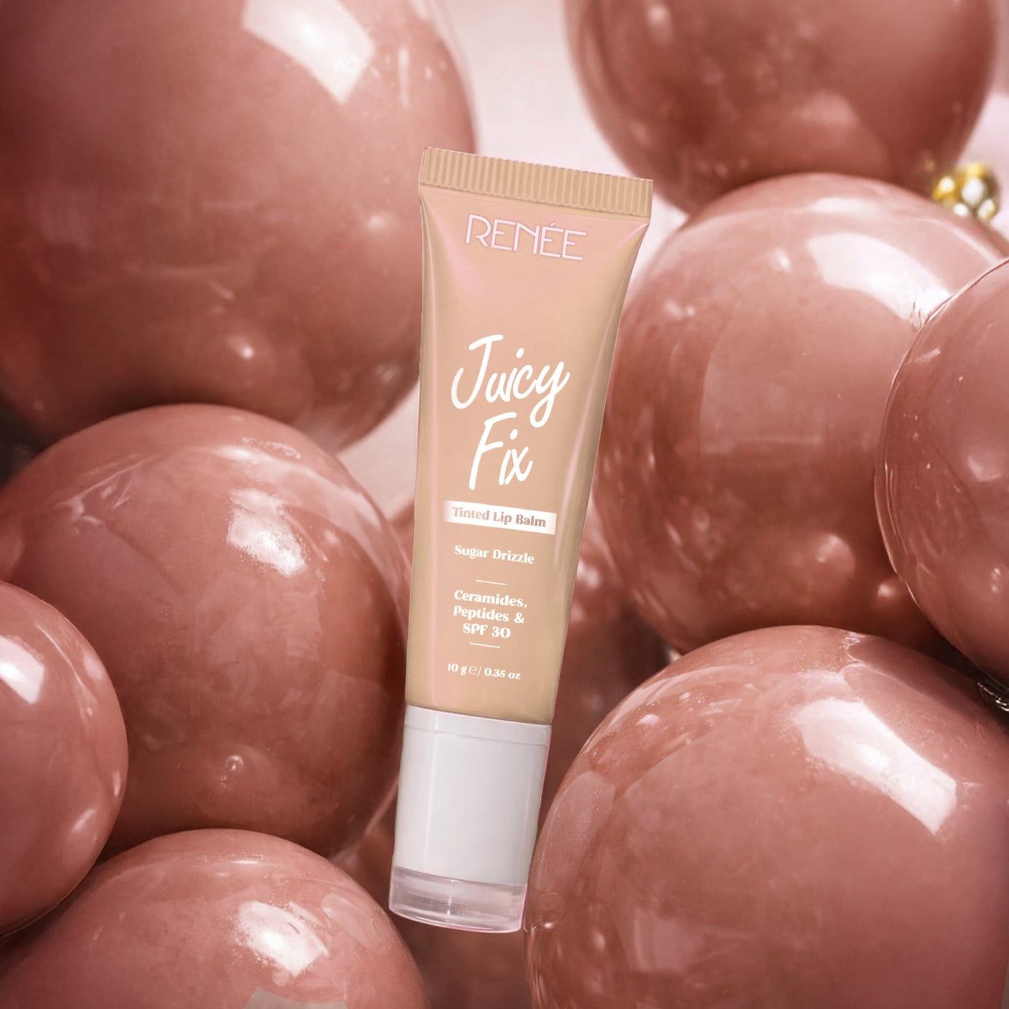 RENEE Juicy Fix Tinted Lip Balm With SPF 30, 10g