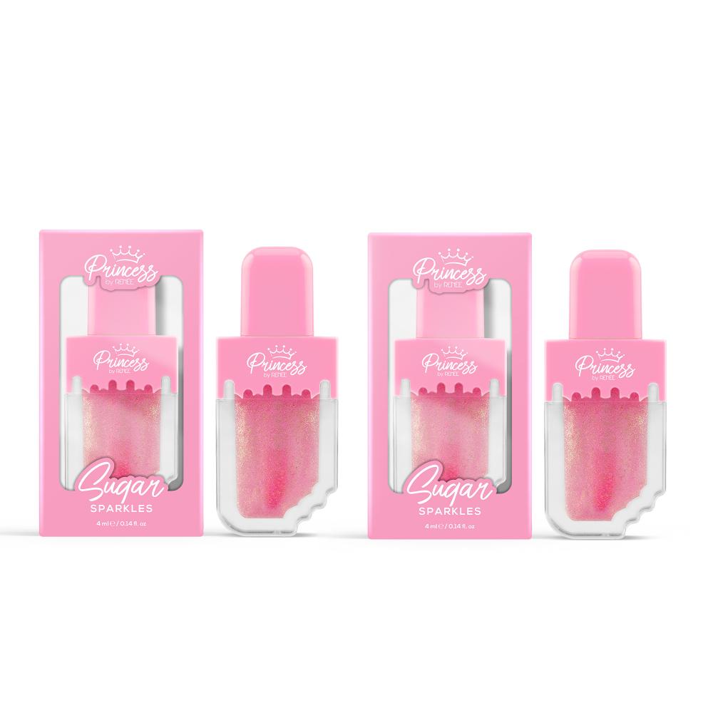 Princess By RENEE Sugar Sparkles Colour Changing Lip Gloss, 4 ml