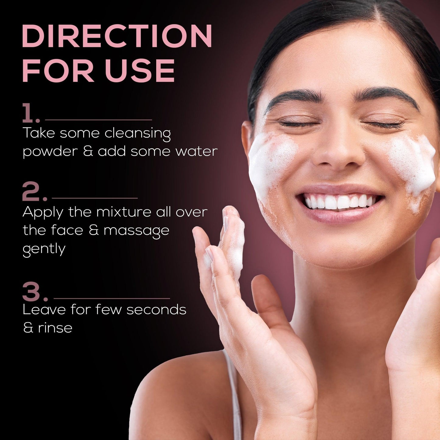 RENEE Super Glow Cleansing Powder with Acai berry & Vitamin E