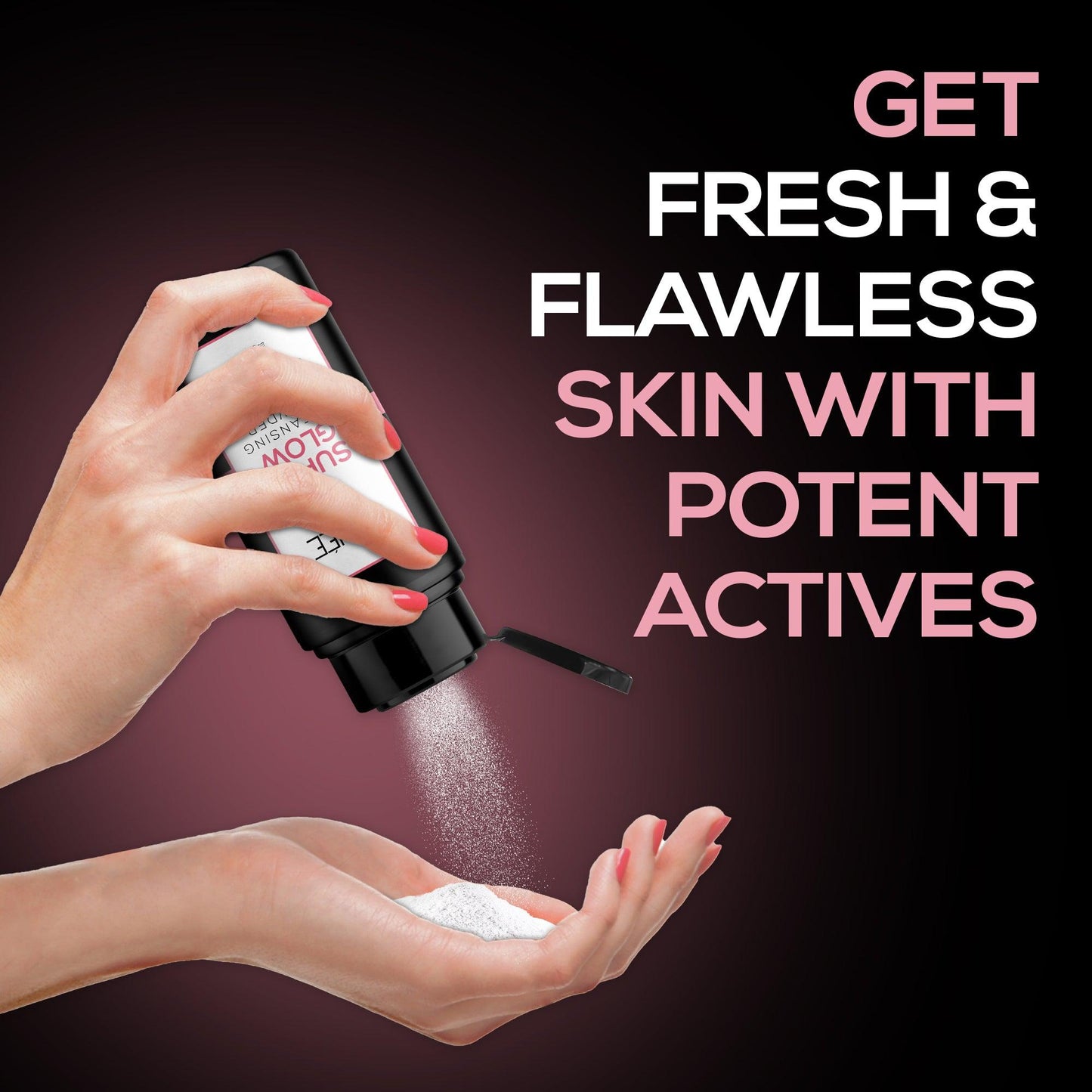 RENEE Super Glow Cleansing Powder with Acai berry & Vitamin E