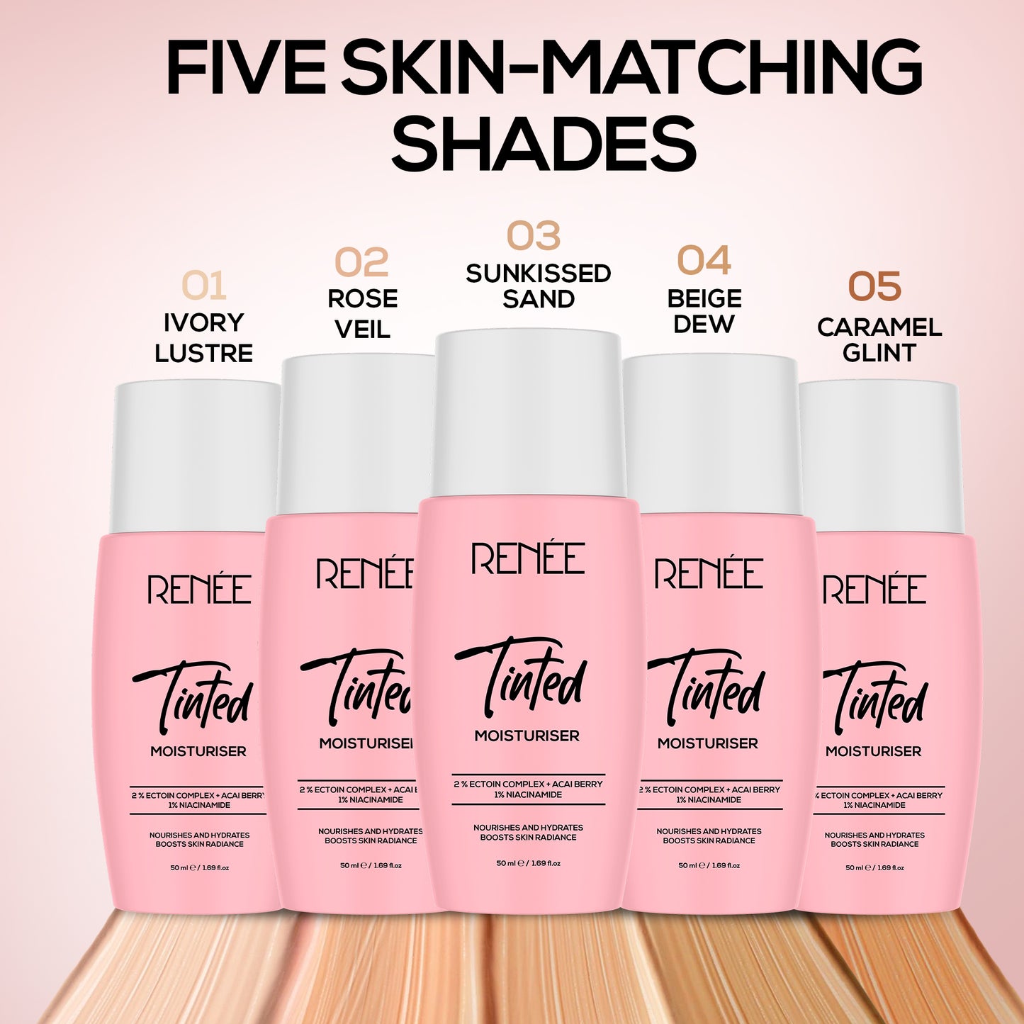 RENEE Tinted Moisturiser, 50 ml