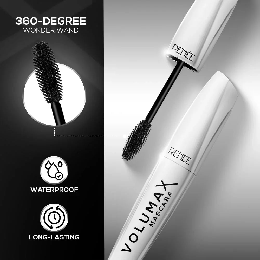 RENEE Midnight Kohl Pencil & Volumax Mascara Combo