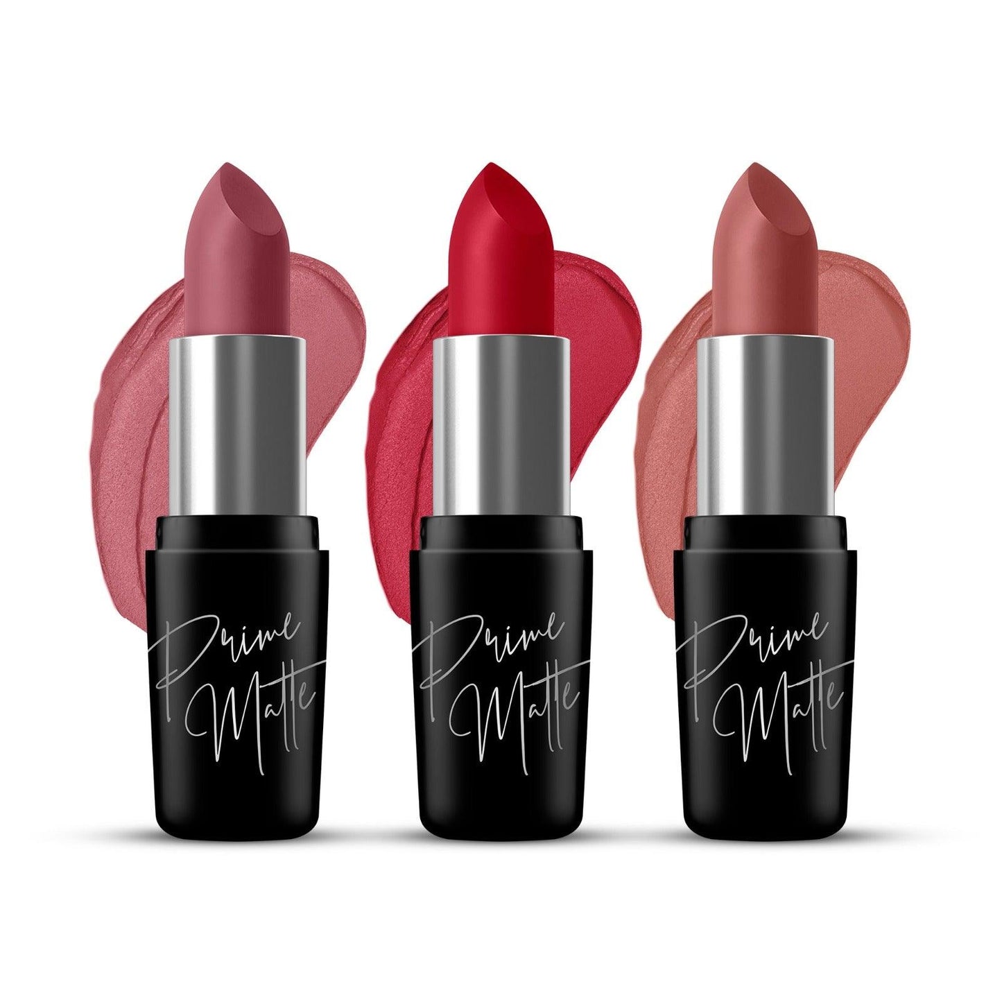 RENEE Prime Matte Lipsticks Trio, 4.5Gm Each