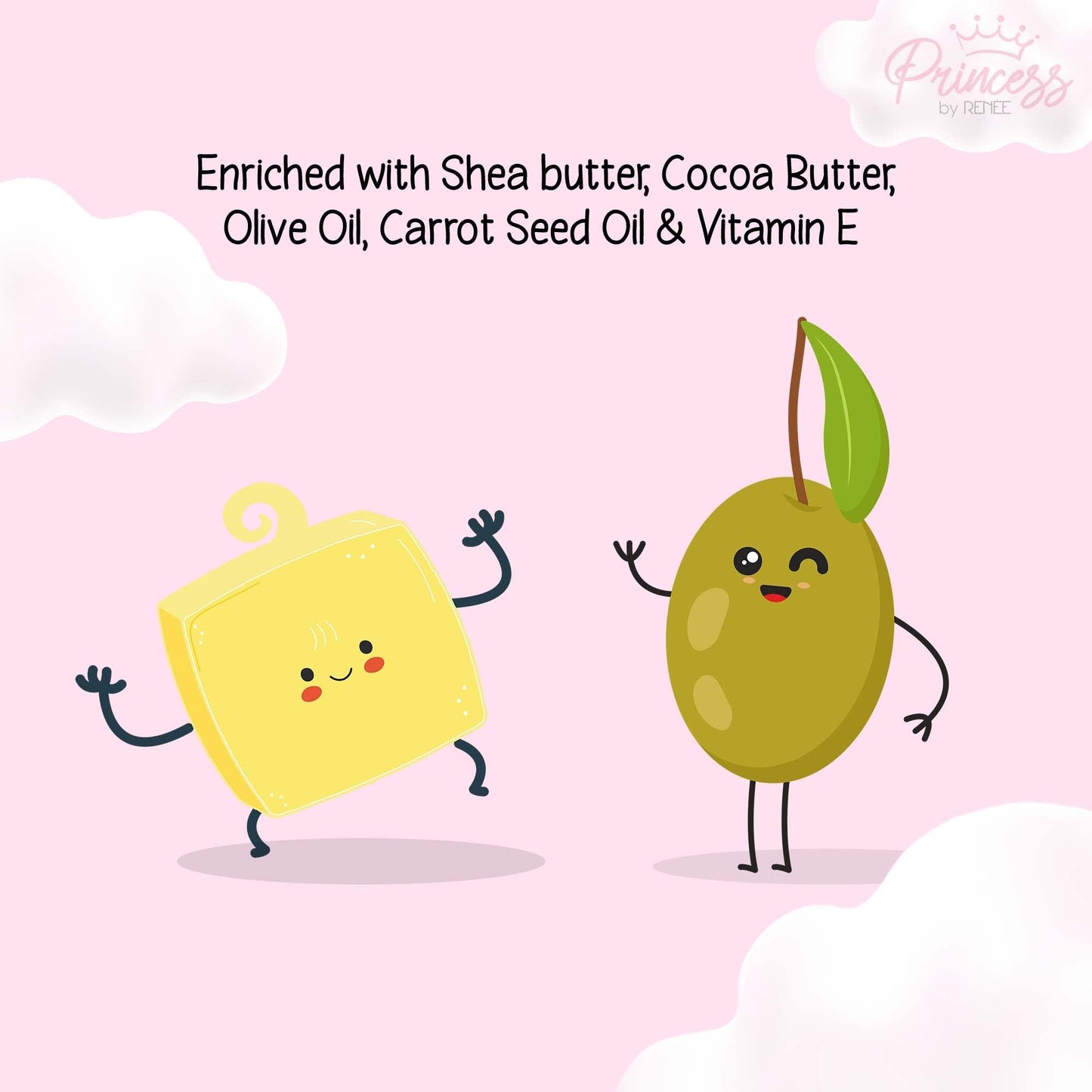 Princess By RENEE Snowball Lip Balm, 3gm - Renee Cosmetics