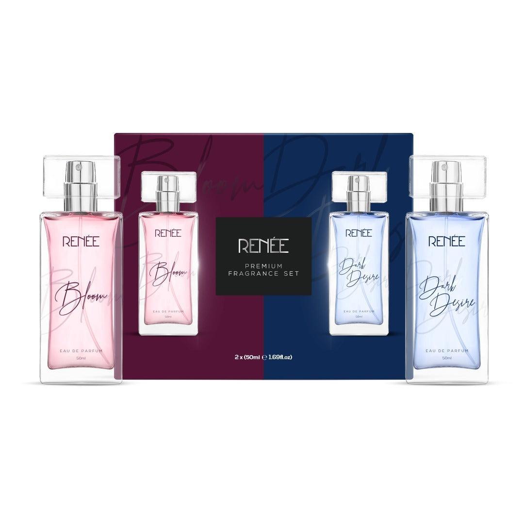 RENEE Eau De Parfum Premium Fragrance Set - Bloom & Dark Desire 50ml each