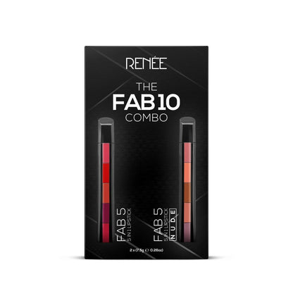 RENEE FAB 5 Matte Finish 5 in 1 Lipstick 7.5gm - Renee Cosmetics