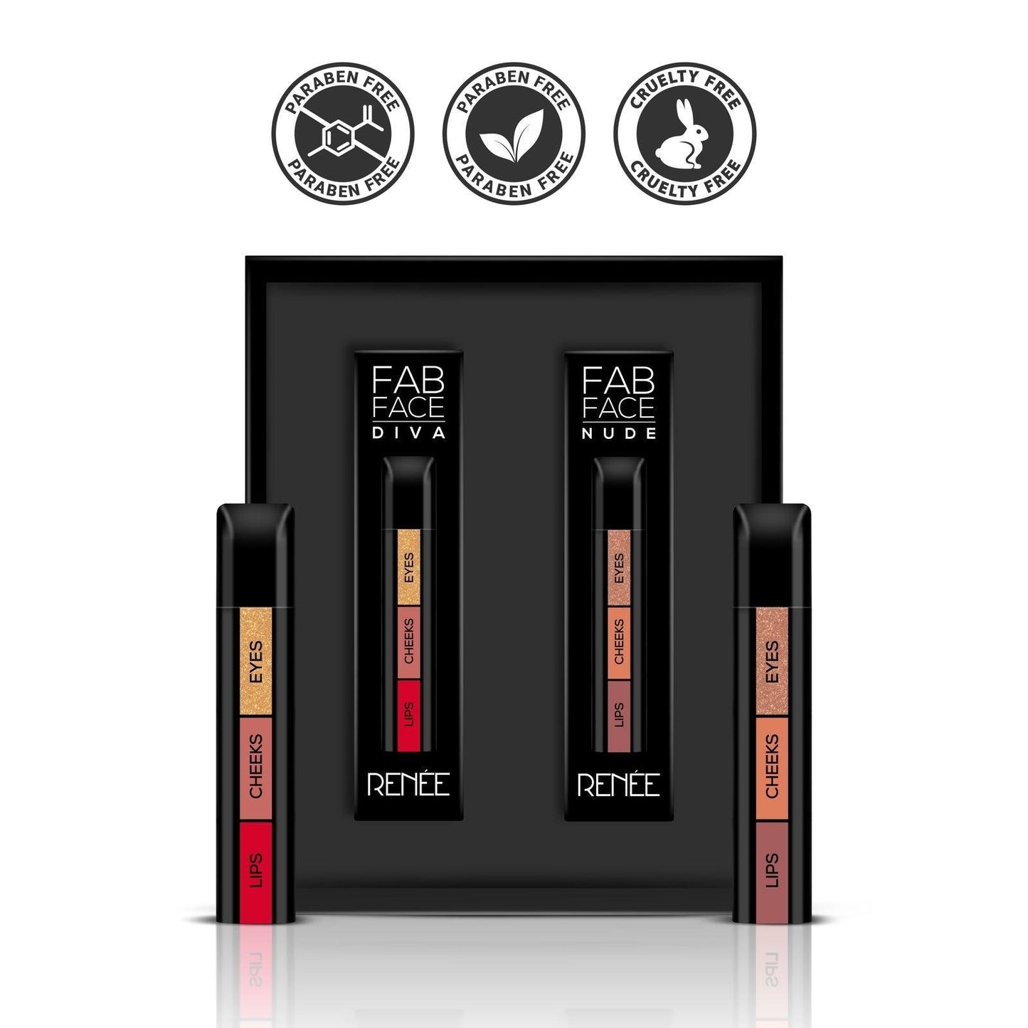 RENEE Fab Face 3 in 1 Make-up Stick 4.5gm - Renee Cosmetics
