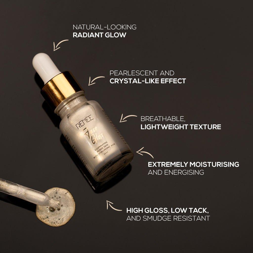 RENEE Face Gloss with Hyaluronic Acid, 10ml - Renee Cosmetics