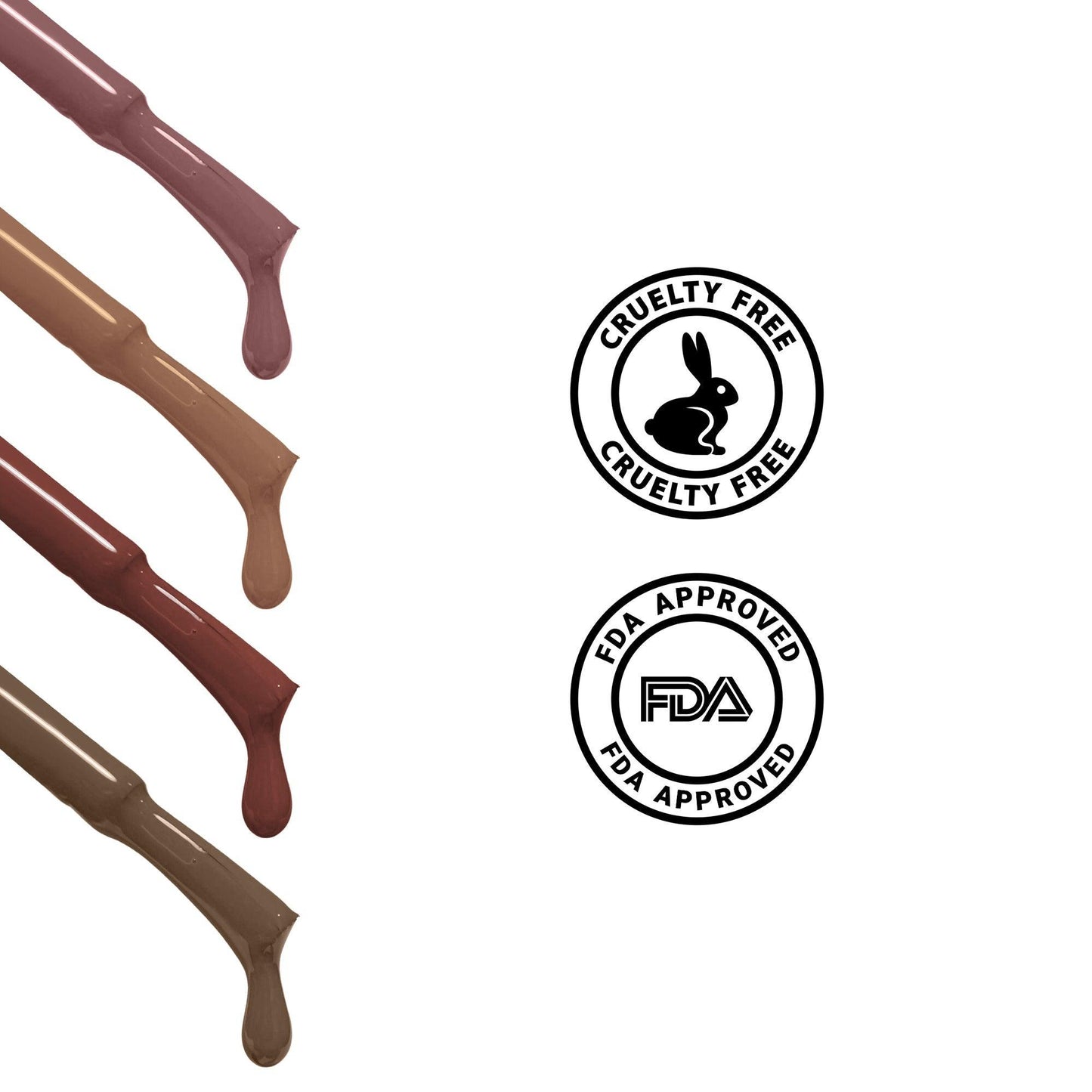 RENEE Gloss Touch Set of 4 Nail Enamels, 5ml each - Renee Cosmetics