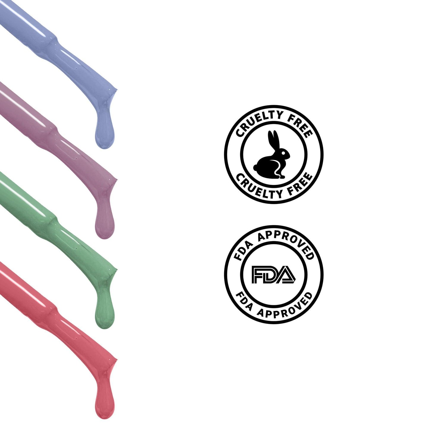 RENEE Gloss Touch Set of 4 Nail Enamels, 5ml each - Renee Cosmetics