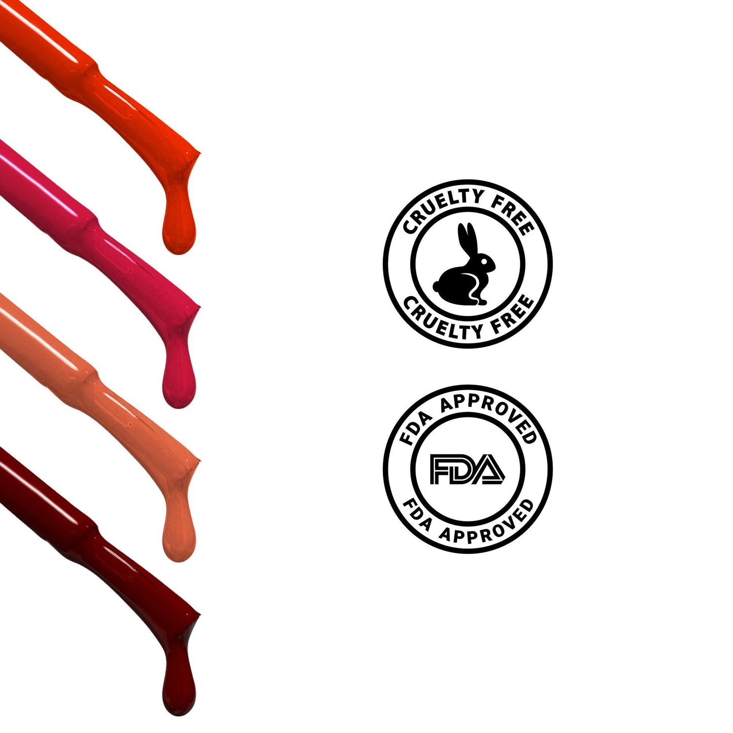 RENEE Gloss Touch Set of 4 Nail Enamels, 5ml each - Renee Cosmetics