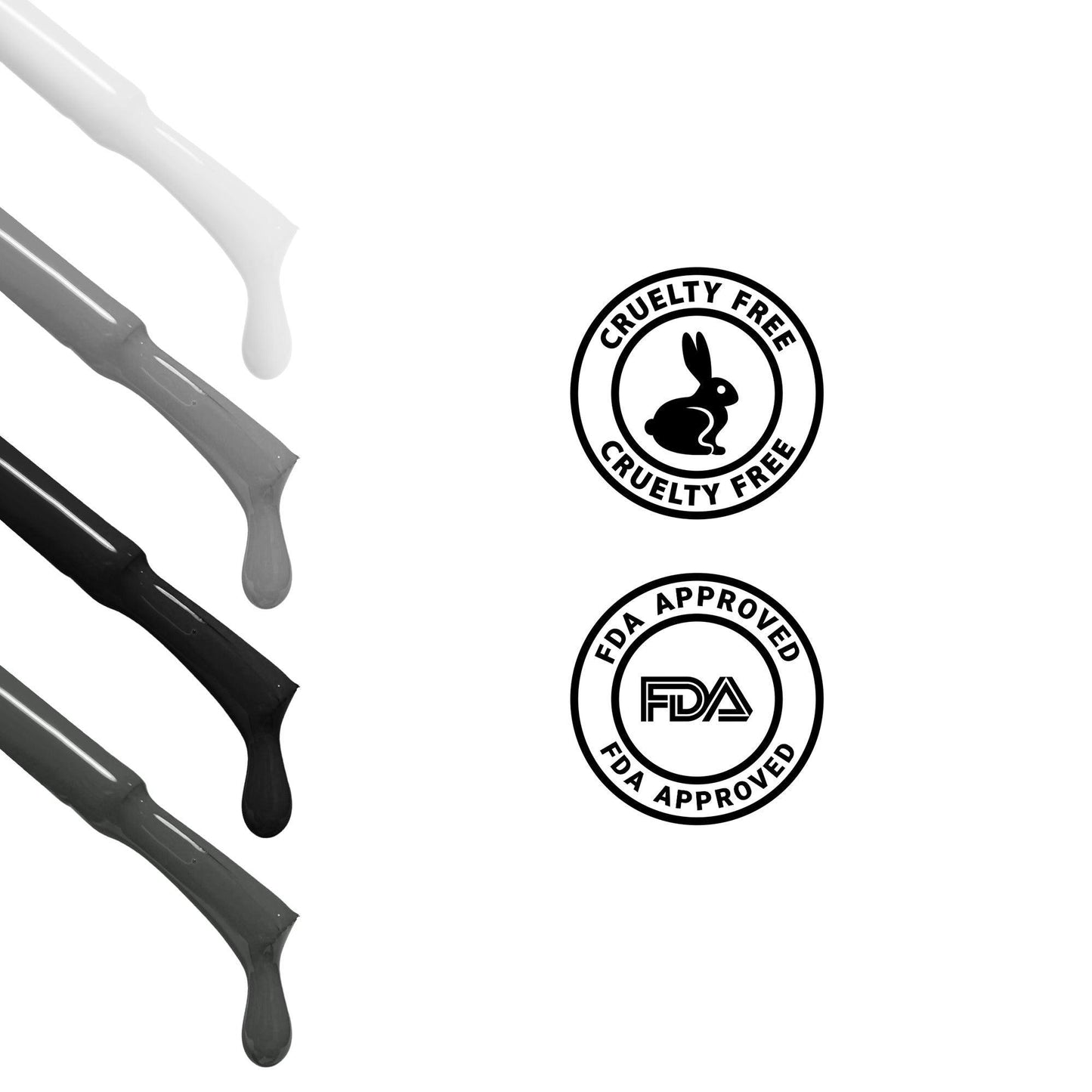 RENEE Gloss Touch Set of 4 Nail Enamels, 5ml each - Renee Cosmetics