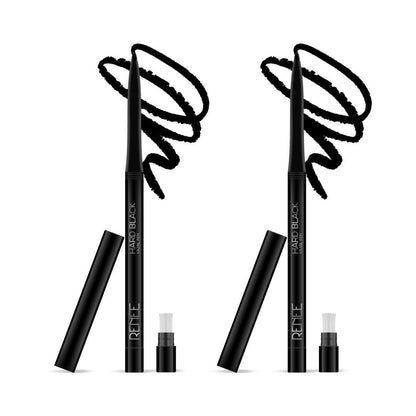 RENEE Hard Black Kajal Pen with Sharpener 0.35gm - Renee Cosmetics