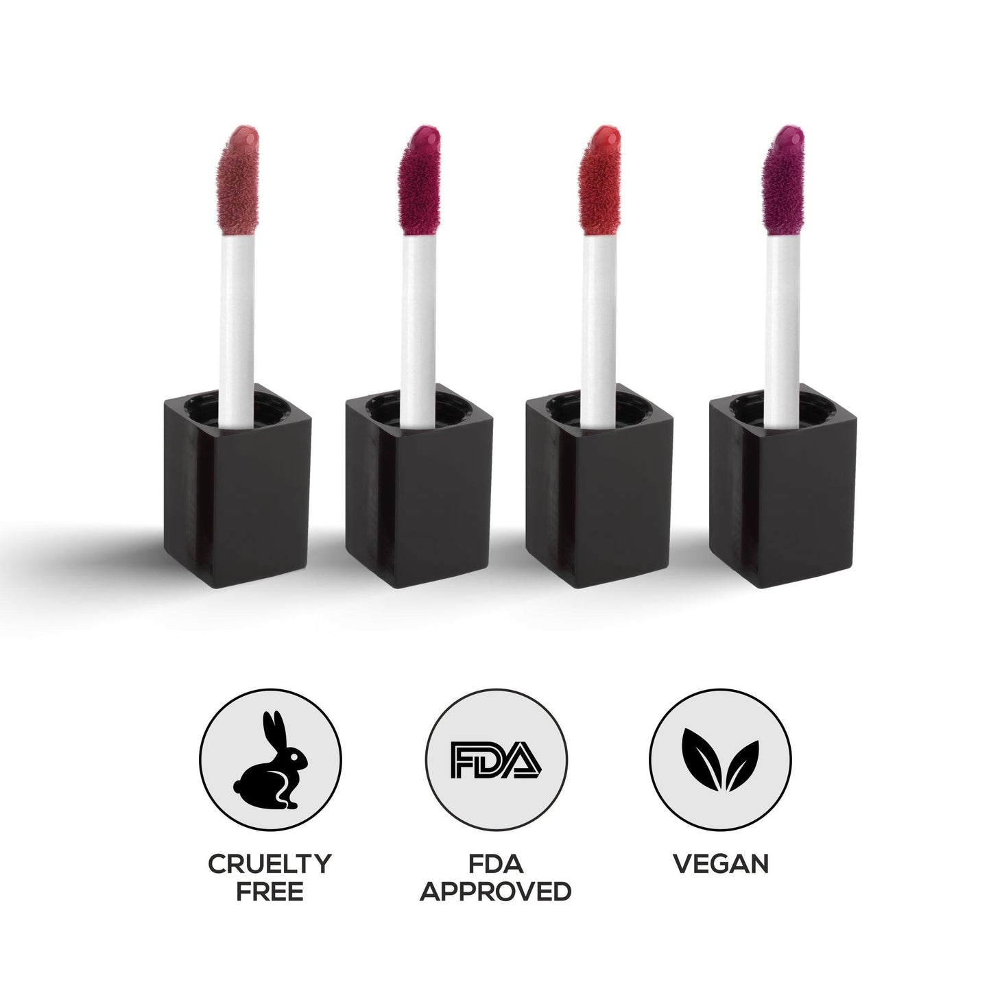 RENEE Stay With Me Minis Matte Liquid Lipsticks Combo of 4, 2ml each - Renee Cosmetics