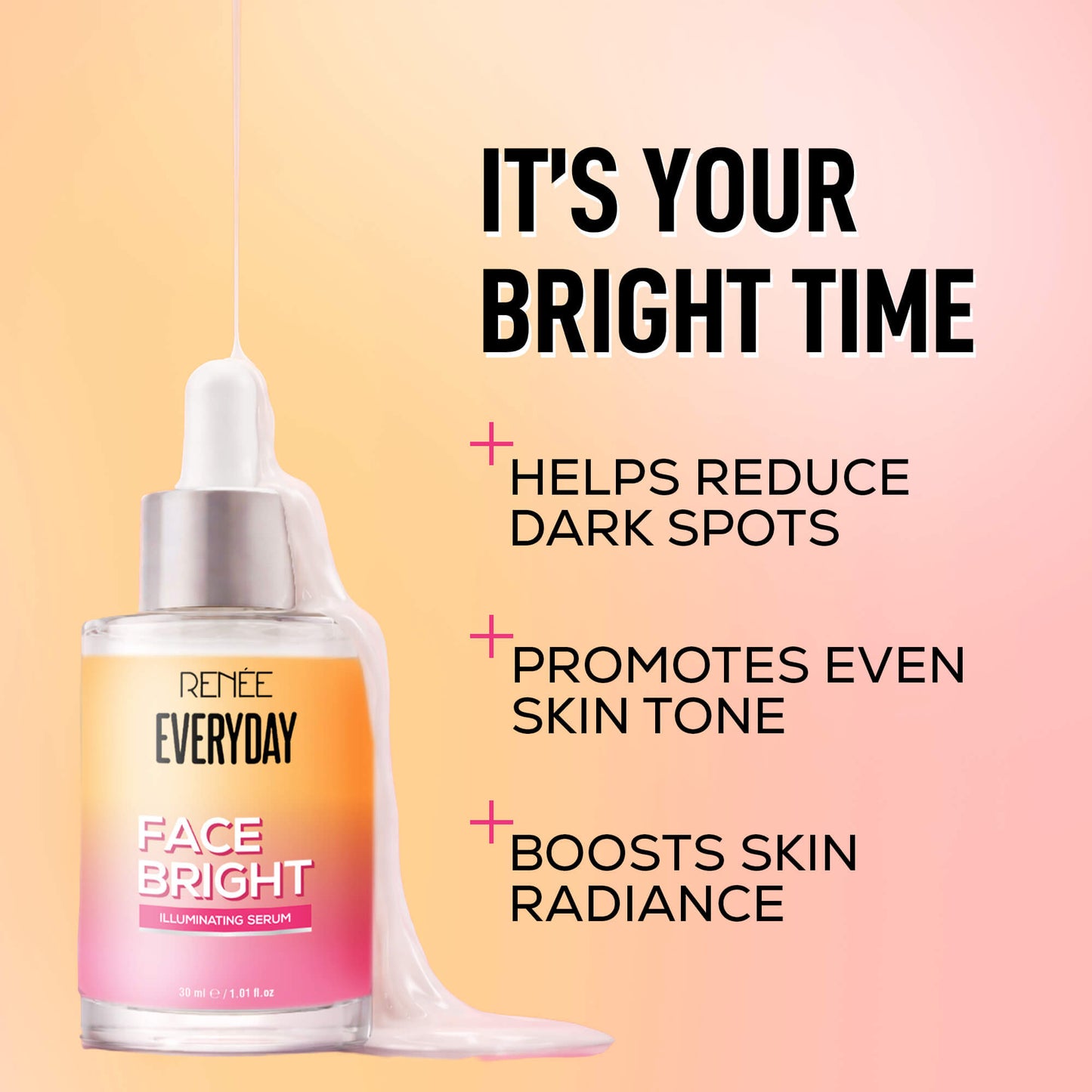 RENEE Everyday Face Bright Skincare Trio With Face Wash, Illuminating Serum & In-Vivo Tested Sunscreen SPF 50 PA+++