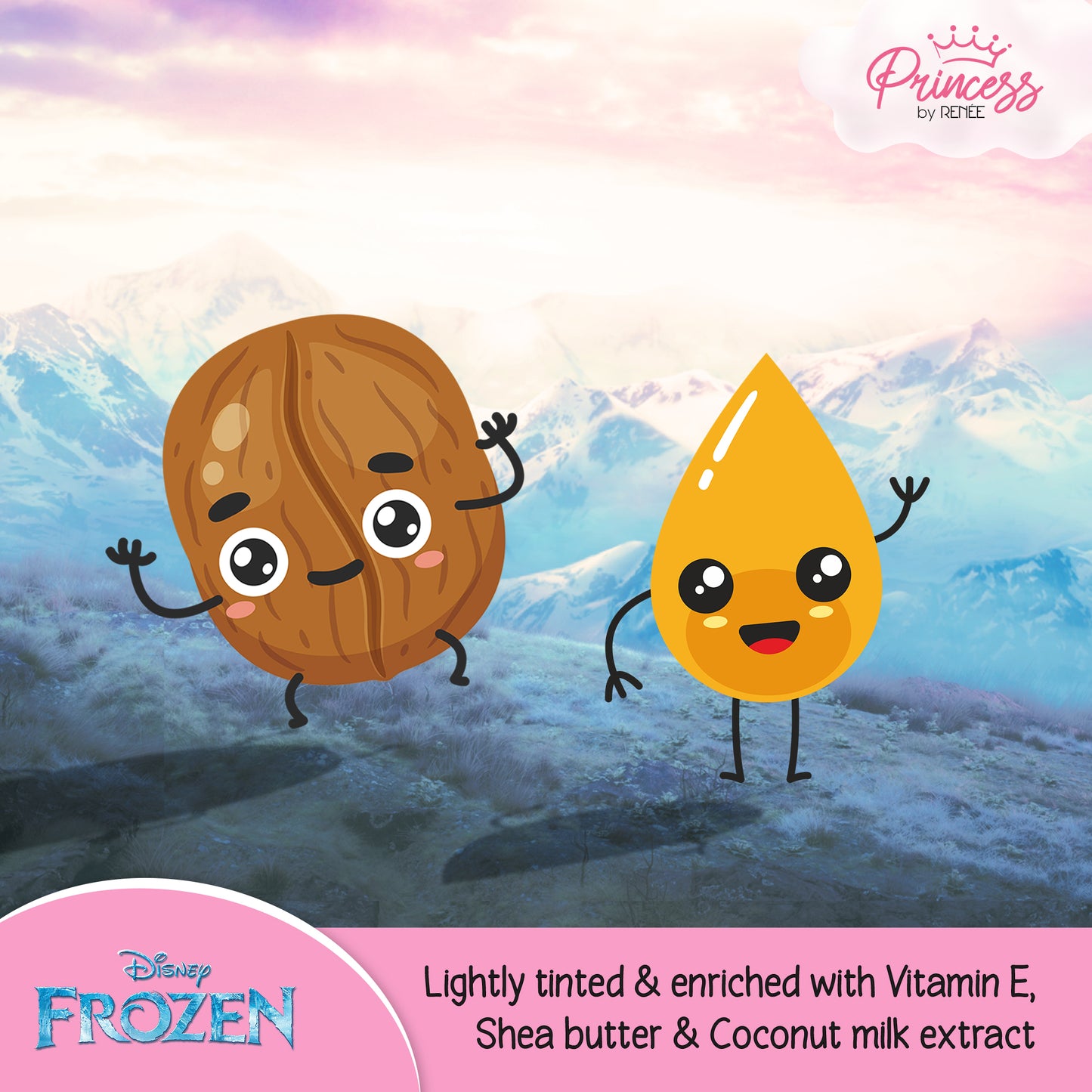 Princess by RENEE Tips & Tint Beauty Gift Set, Pack of 3