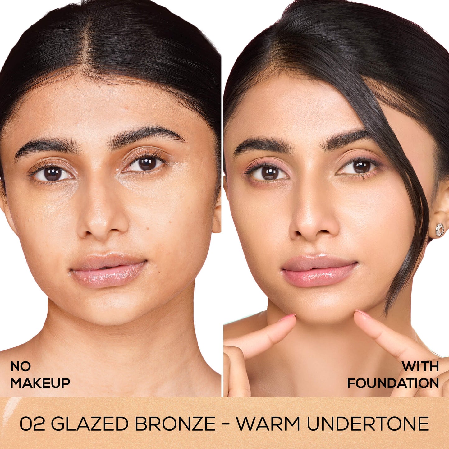 RENEE Lumi Glow Highlighting Liquid Foundation With Dewy Finish, Buildable Coverage & 3D Glow, 30 ml