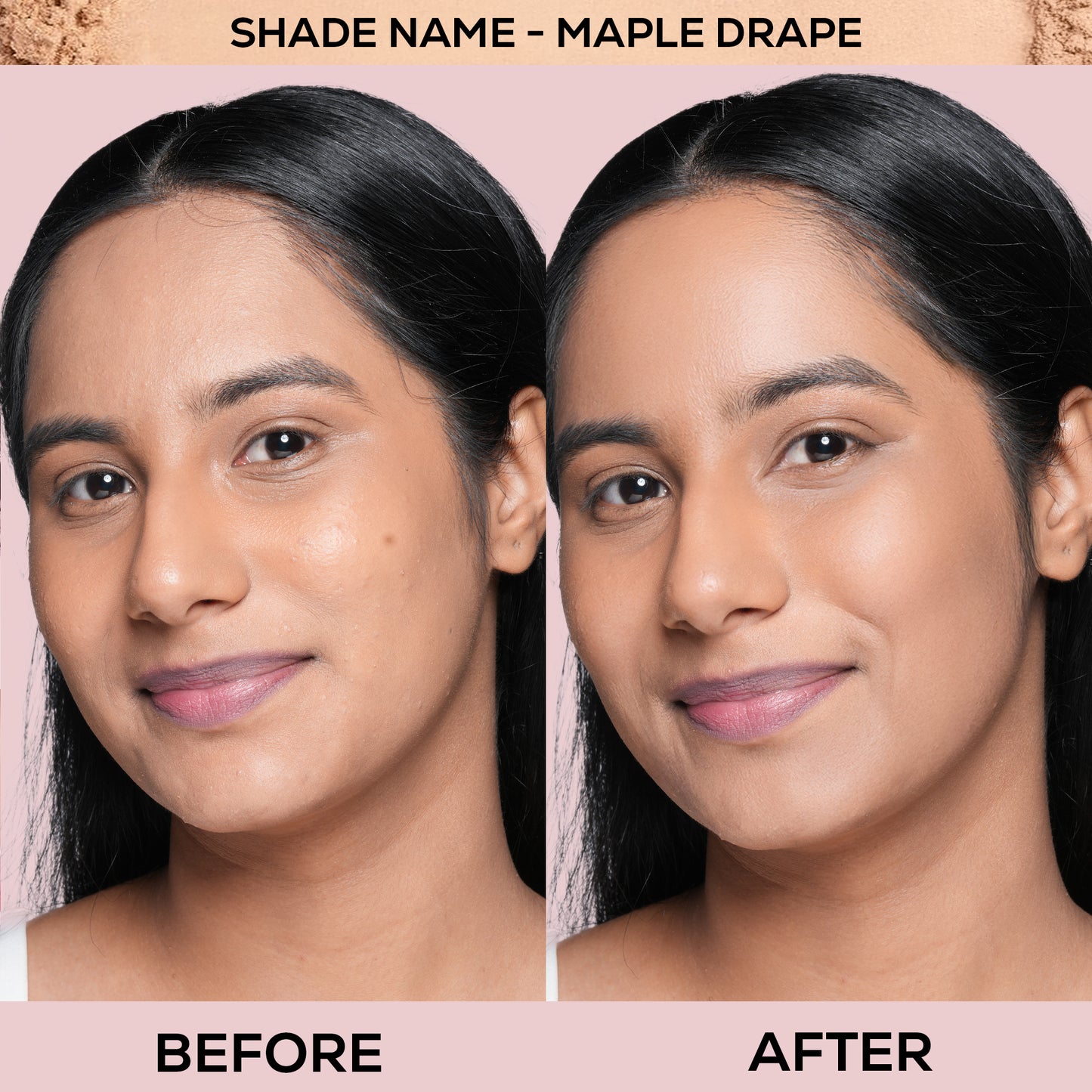 RENEE Bollywood Filter Pore Minimising Blurring Compact With Matte Finish & Full Coverage, 9 g