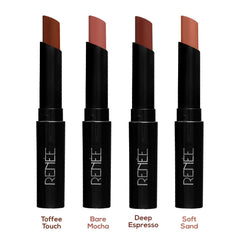 RENEE Very Matte Lipsticks - Long Lasting Weightless Velvety Formula