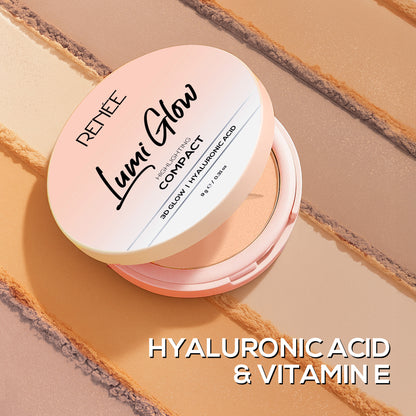 RENEE Lumi Glow Highlighting Compact with 3D Glow For Luminous Skin, 9 g