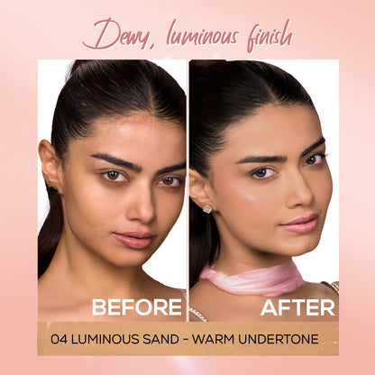 RENEE Lumi Glow Highlighting Liquid Foundation With 3D Glow For Luminous Skin, 30 ml