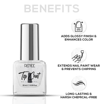 RENEE Top Coat Nail Enamel 10 Ml