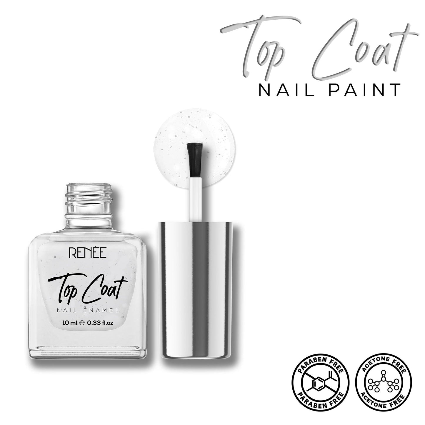RENEE Top Coat Nail Enamel 10 Ml