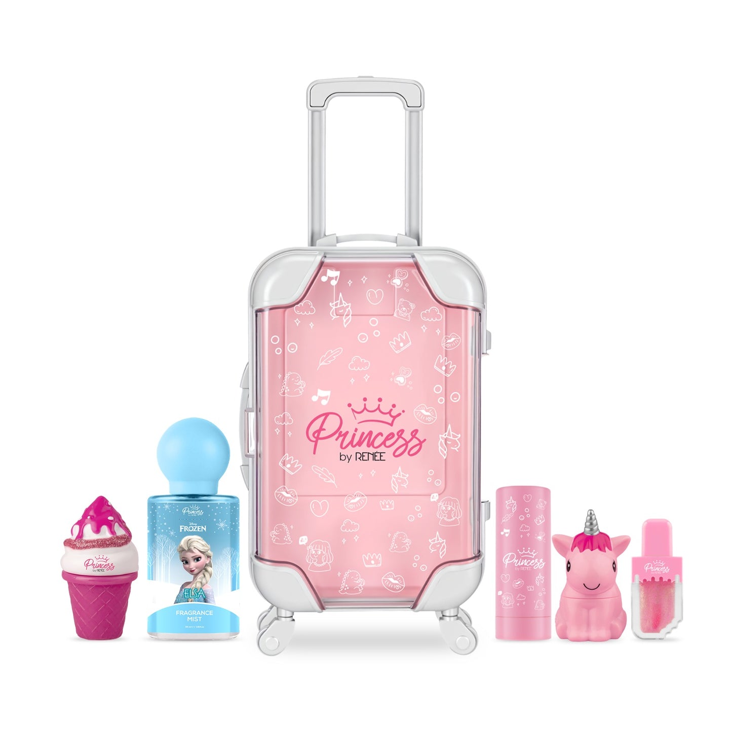 Beauty Essentials For Kids & Preteens With Trolley Bag By Princess by RENEE