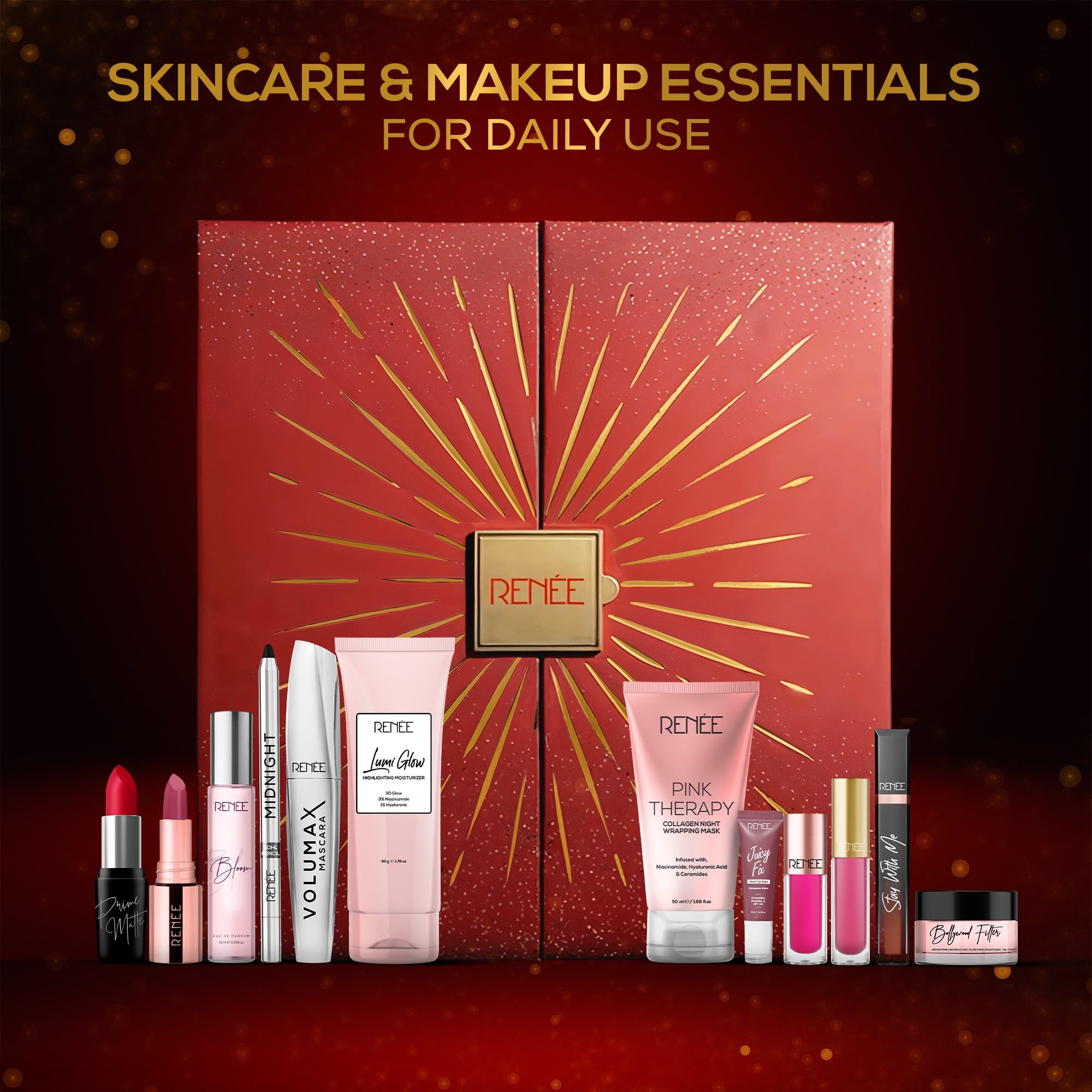 RENEE Advent Calendar 2026- Set of 12 Beauty & Makeup Essentials