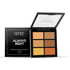 RENEE Always Right Conceal & Contour Palette, 15gm