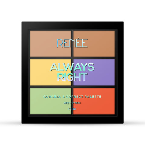 RENEE Always Right Conceal & Correct Palette, 12gm