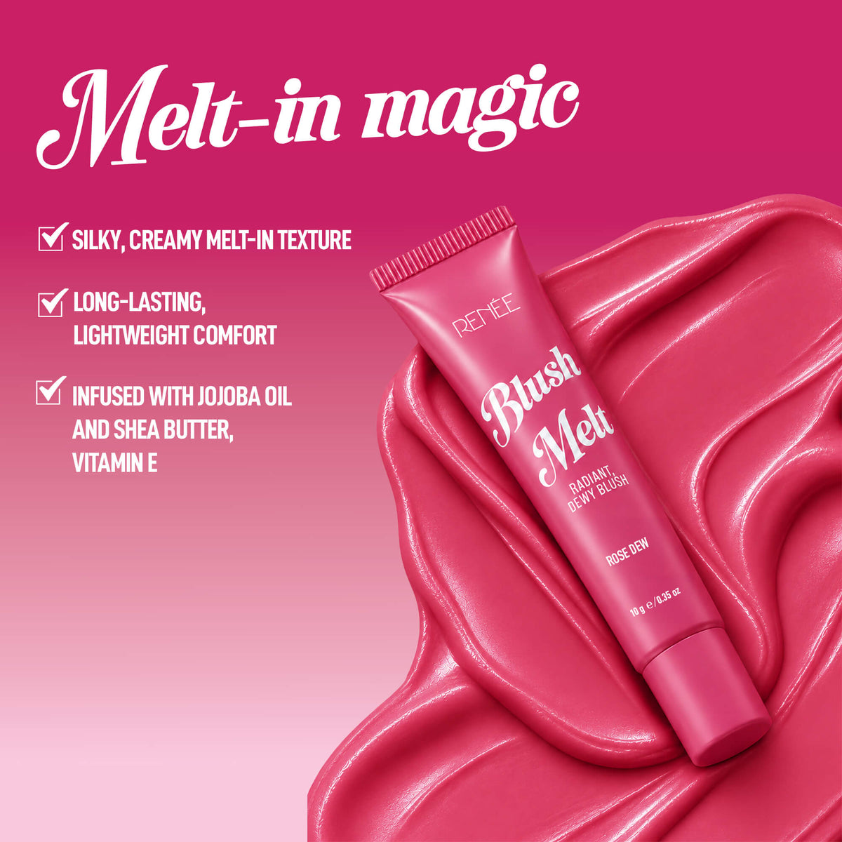 RENEE Blush Melt Radiant Dewy Creamy Blush