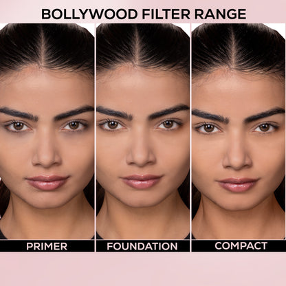RENEE Bollywood Filter Pore Minimising Blurring Compact With Matte Finish & Full Coverage, 9 g