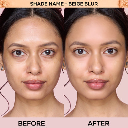 RENEE Bollywood Filter Pore Minimising Blurring Compact With Matte Finish & Full Coverage, 9 g