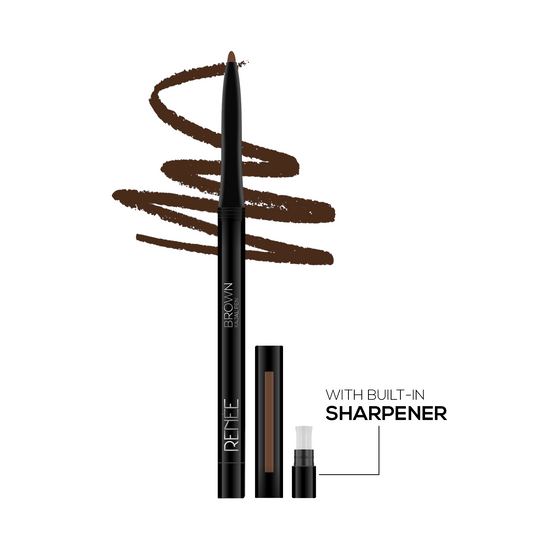 RENEE Pure Brown Kajal Pen with Sharpener, 0.35gm