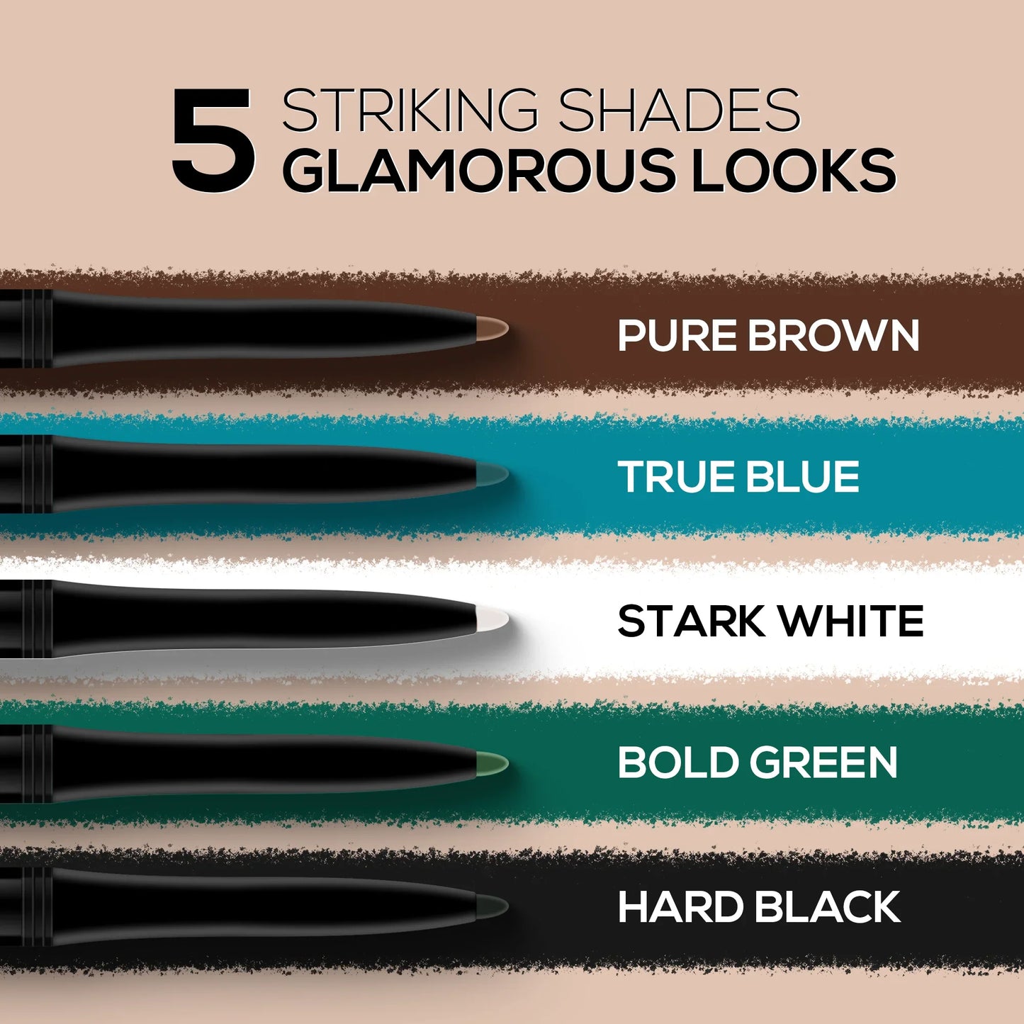 RENEE Pure Brown Kajal Pen with Sharpener, 0.35gm