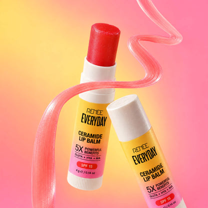 RENEE Everyday Ceramide Moisturizing Lip Balm For Dry Lips With SPF 15