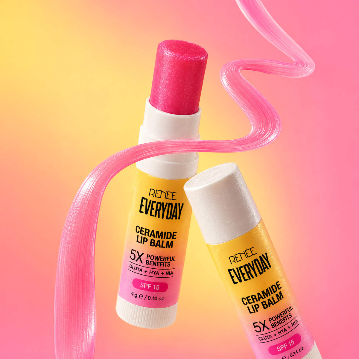 RENEE Everyday Ceramide Moisturizing Lip Balm For Dry Lips With SPF 15