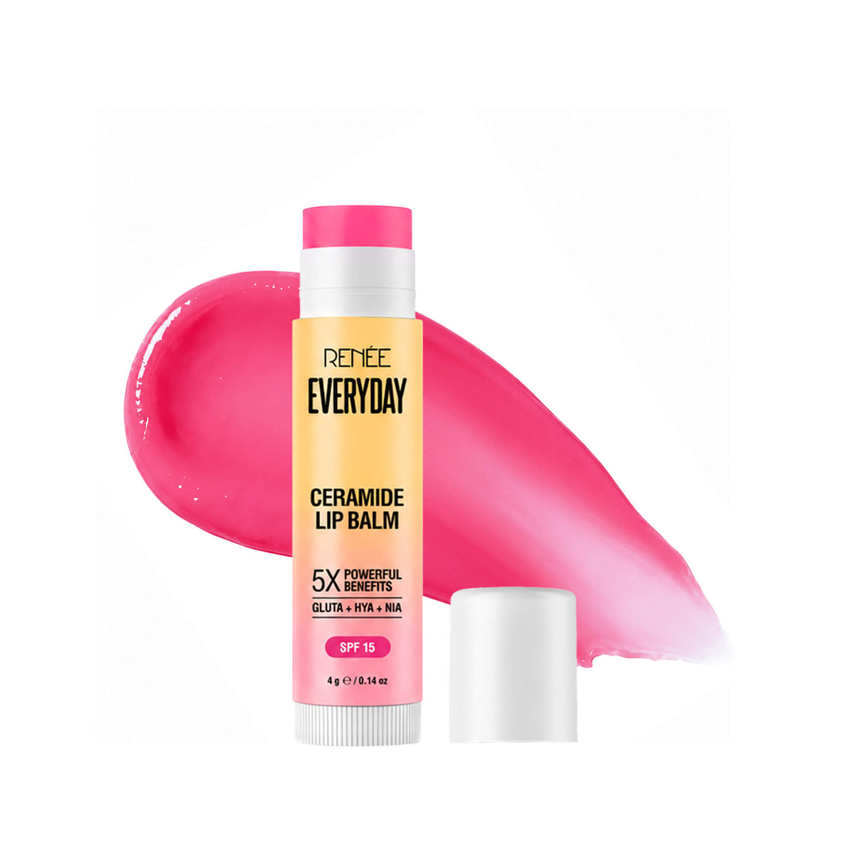 RENEE Everyday Ceramide Moisturizing Lip Balm For Dry Lips With SPF 15