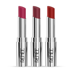 Renee Crush Trio Glossy Lipsticks Set of 3