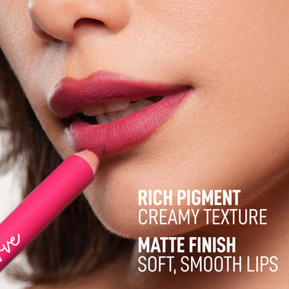RENEE Curve Matte Lip Liner & Stay With Me Matte Liquid Lipstick Set
