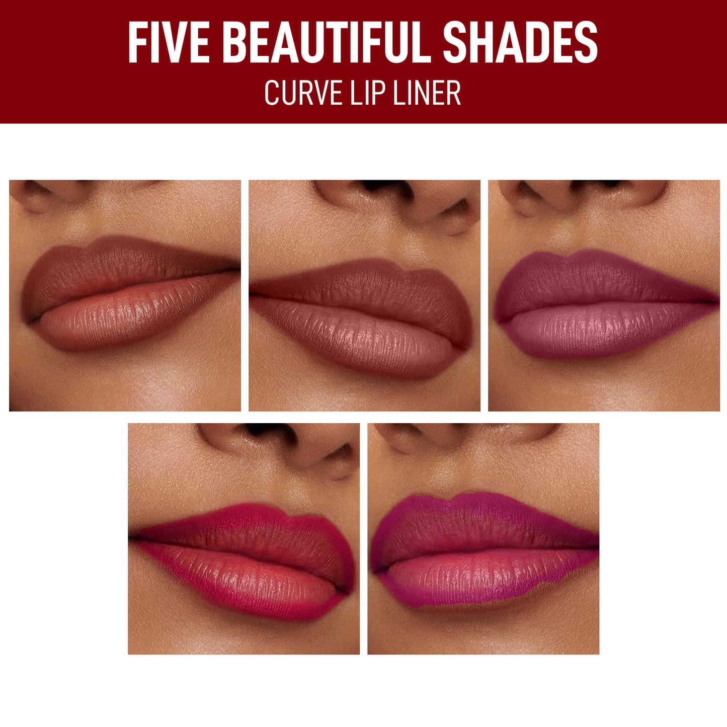 RENEE Curve Matte Lip Liner & Stay With Me Matte Liquid Lipstick Set