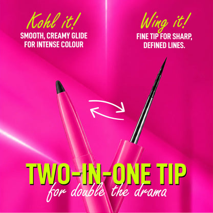 RENEE Delulu Double Show Kajal + Eyeliner Duo