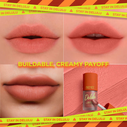 RENEE Delulu Blurring Matte Liquid Lipstick, 4ml